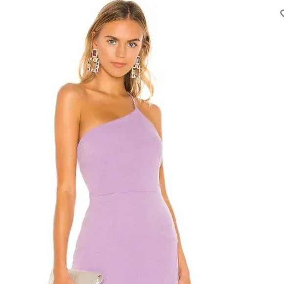 knee length dresses for ladies KAMILA Tie Strap Micro Shell Button Midi Dress in Lilac